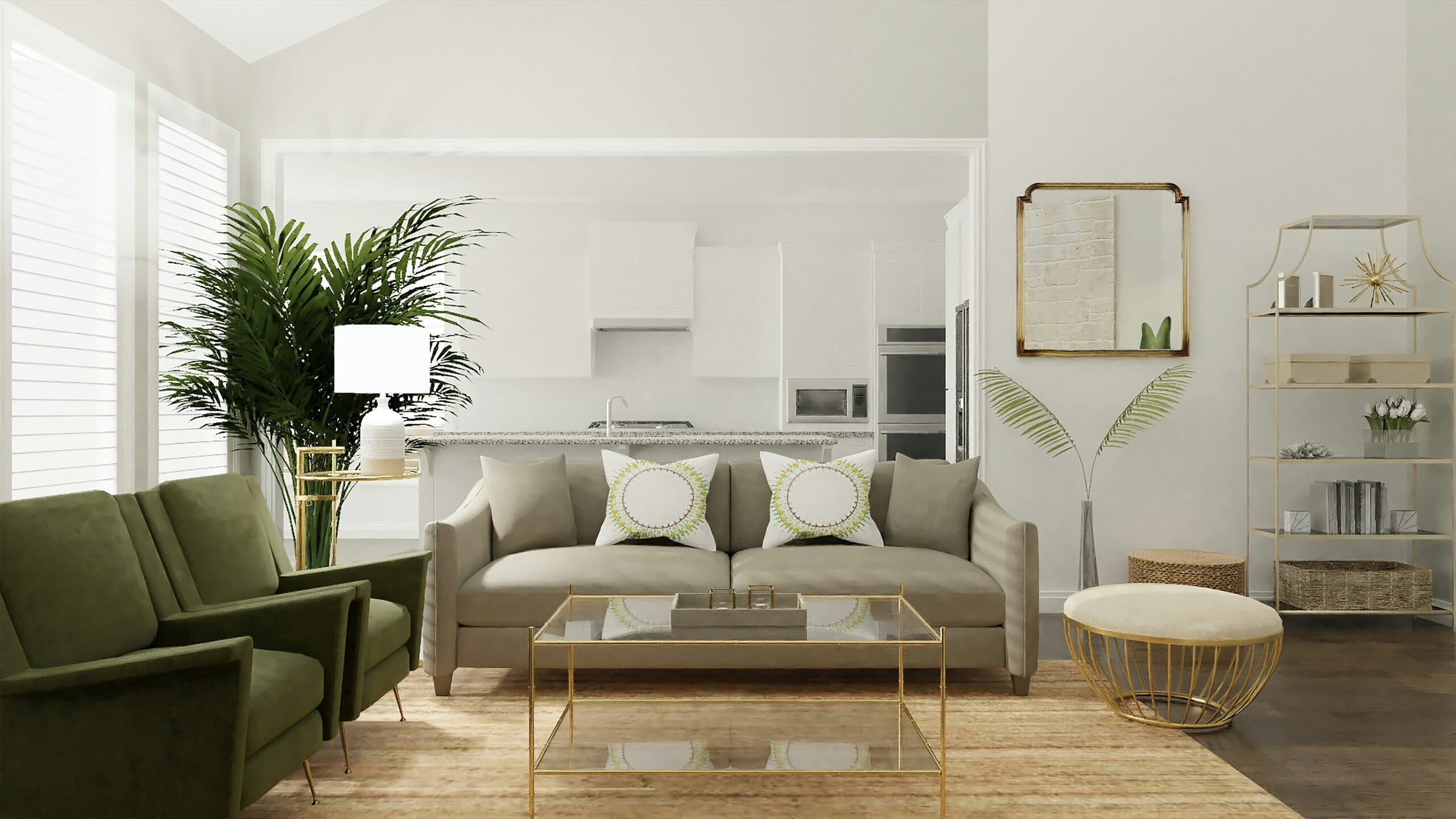 Morning light filling a renovated kitchen and dining space